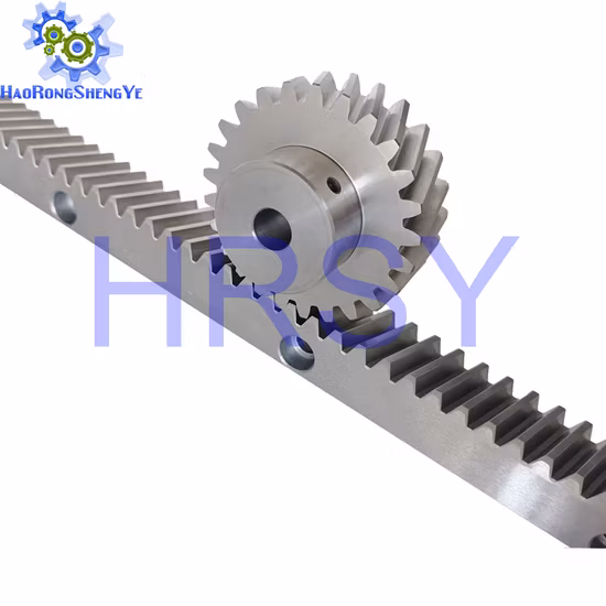 Fonte di precisione di fabbrica DIN5 DIN6 DIN7 Cremagliera elicoidale dritta CNC